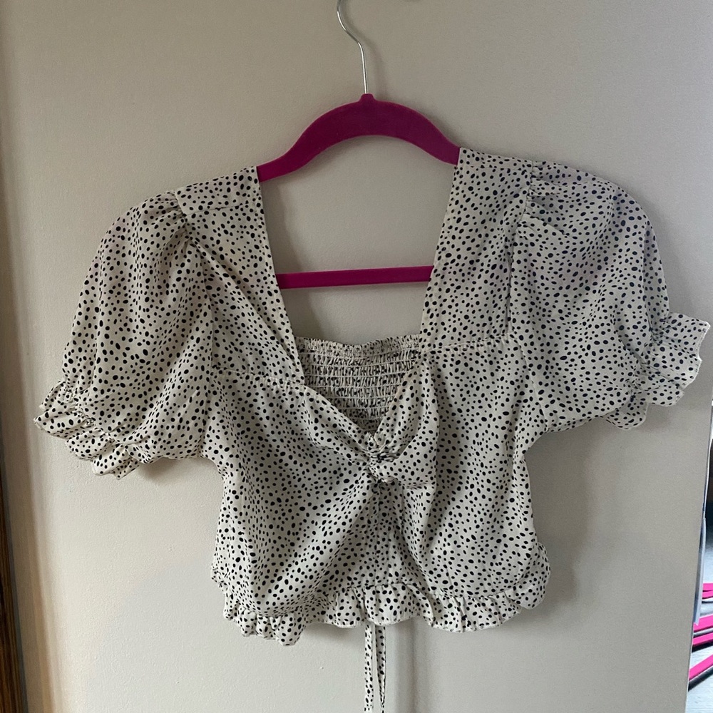 Dalmatian Print Top!